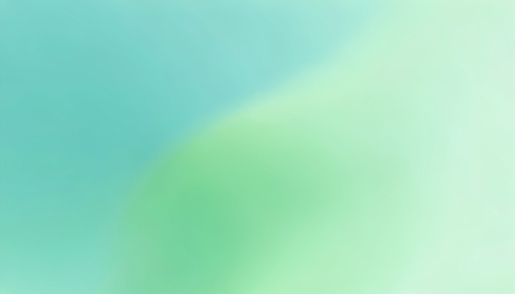 A soft abstract gradient blending warm teal and pale green tones, creating a calm and professional atmosphere with no figures or objects.
