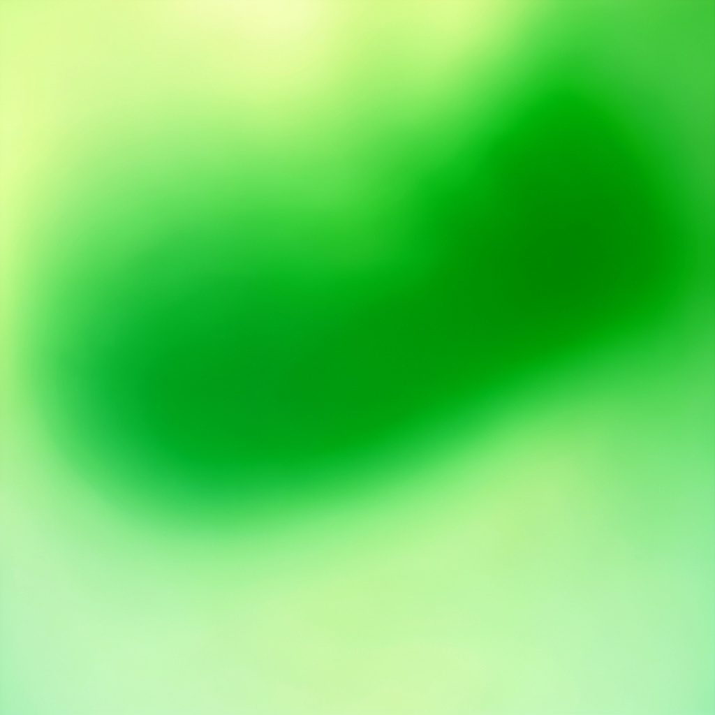 Abstract green gradient composition with soft overlapping shapes, conveying growth and professional opportunity